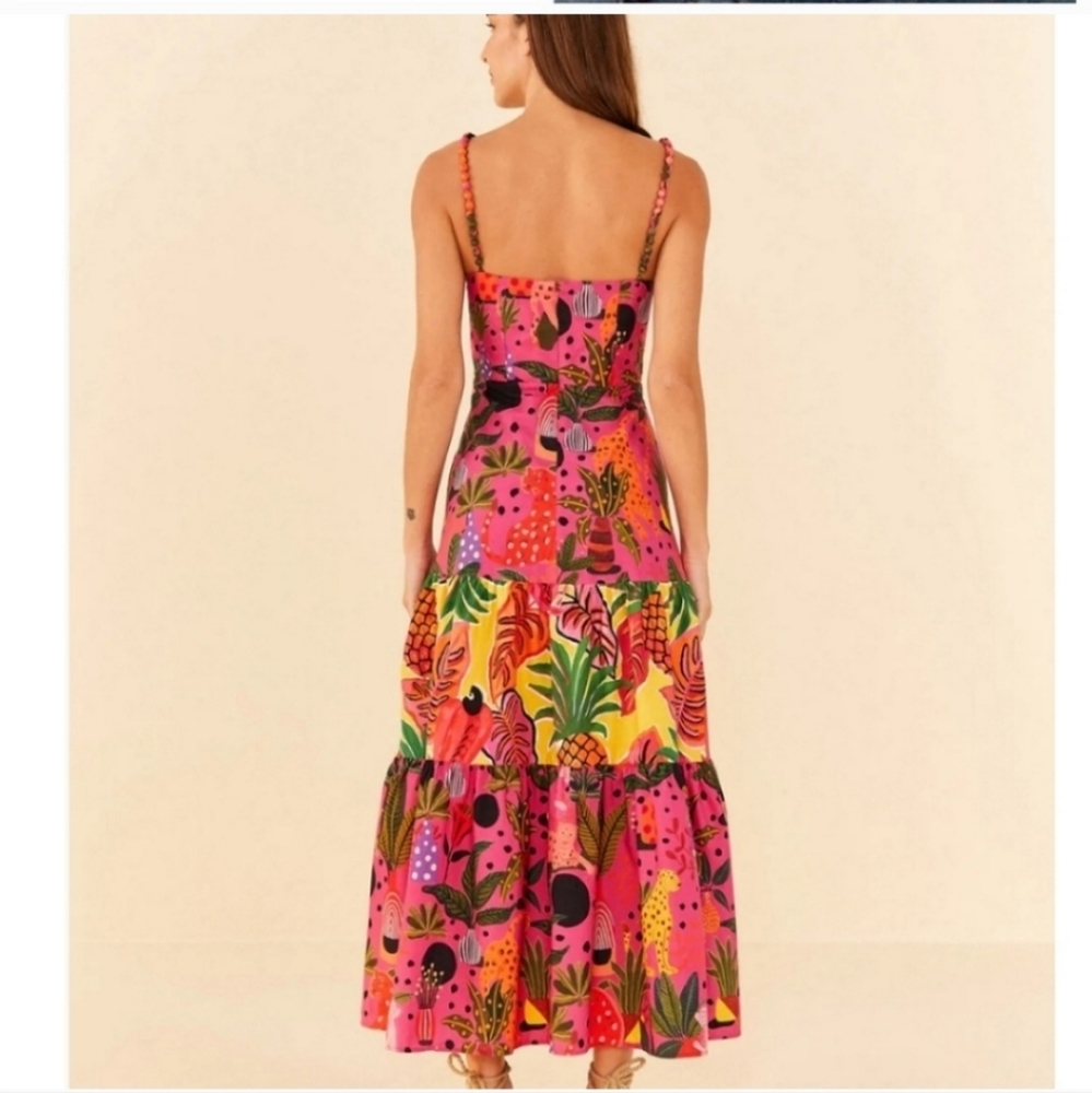 Farm Rio Leopard Pop Mididress - Picture 2 of 5